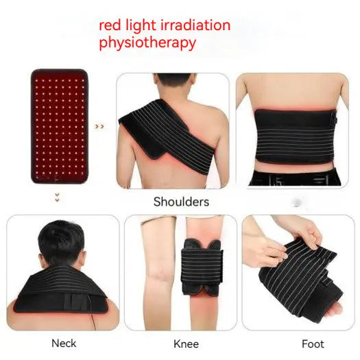 Red Light Physical Therapy Belt Infrared Hot Compress Phototherapy ApexGains